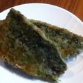 ベビーチョコ's cooksnap of when they made 鯵のフライ（あおさ＆チーズ風味）.