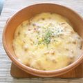あいもも★'s cooksnap of when they made ほくとさんの☆納豆ホワイトソースドリア.