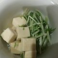 かぴーな's cooksnap of when they made 高野豆腐と水菜の煮物.