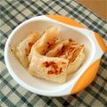 kashion's cooksnap of when they made 離乳食！手づかみ！ライスde餃子☆.
