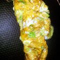 あおいじゃっきー's cooksnap of when they made 美肌で痩せる♪絶品！簡単アボカドオムレツ.