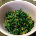 ＭＩ−ＨＡＮ's cooksnap of when they made 捨てずに食べて☆人参の葉と挽き肉の炒め物.