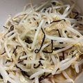 Imarinbo's cooksnap of when they made レンジ調理！もやしとみょうがのポン酢和え.