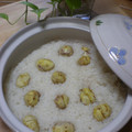 えびちん１９３'s cooksnap of when they made 土鍋で炊いた 栗ご飯.