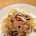 znooti's cooksnap of when they made ♪シーチキンとキノコの和風パスタ♪.