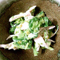はな♡ごん's cooksnap of when they made 菜の花とササミのお浸し.