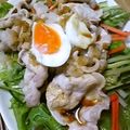 450μmの天体観測's cooksnap of when they made 豚肉とシャキシャキ野菜のさっぱりサラダ.