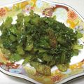ななこ２２'s cooksnap of when they made セロリの葉っぱの炒め物.