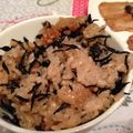 saki1230's cooksnap of when they made ひじきの炊き込みご飯.