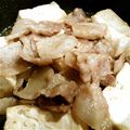 monchi”'s cooksnap of when they made 豚肉で☆肉豆腐.
