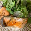 手抜きクック's cooksnap of when they made 簡単！サーモンのバジルオイル焼き.