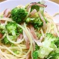 あやちん1226's cooksnap of when they made ブロッコリーとベーコンのクリームパスタ.
