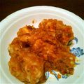 watsun's cooksnap of when they made リメイク料理★クリーミーチリソース.