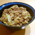 ルンルン1126's cooksnap of when they made 簡単★白菜と挽き肉の丼.