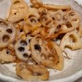 ヨシヨッシー's cooksnap of when they made れんこんの味噌マヨ照り焼き.