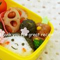 カヌレ３１４'s cooksnap of when they made キャラ弁　おだんごな女の子.