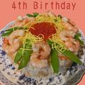 ぱくぱくもぐもぐ's cooksnap of when they made 子供の誕生日に♪ちらし寿司ケーキ♪.