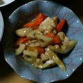 しおコンブ's cooksnap of when they made 煮物　鶏と蓮根ピリ辛風.