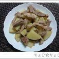ちょこ☆ちょこ's cooksnap of when they made ジャガイモと豚肉の炒めたん.