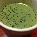 tm63's cooksnap of when they made 抹茶黒ゴマ豆乳　オレ.