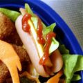 のりちママ's cooksnap of when they made ソーセージのミニホッドドッグ(キャラ弁）.