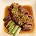 kashu652's cooksnap of when they made まぐろと葱焼きの葱ぽんソースかけ.