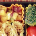 栄養士のLily's cooksnap of when they made 簡単♪さつまいもと枝豆のおかかマヨサラダ.