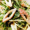 mack♪♪♪'s cooksnap of when they made ★ちくわと水菜のサラダ★.