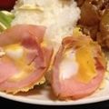 自由形のケロール's cooksnap of when they made お弁当のおかずにお花みたいなハムエッグ！.
