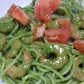 かったさん's cooksnap of when they made かったさんちのジェノベーゼスパゲティ.