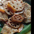 イェーガー's cooksnap of when they made 簡単！蓮根の甘辛生姜焼き♪.