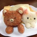 ハルさくら's cooksnap of when they made リラックマinこたつ　オムライス♪.