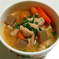 にゃん1234's cooksnap of when they made 具だくさんのモツ煮込み.