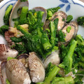 ぴよぴい's cooksnap of when they made 菜の花とあさりの酒蒸し.