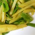 bleo's cooksnap of when they made じゃがいも＆ピーマンのカレー炒め.