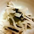 ohanap's cooksnap of when they made だいこんの酢の物.
