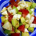 きよもときんか's cooksnap of when they made 簡単！アボカドとチーズとトマトのサラダ.