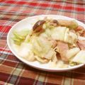 narimimama's cooksnap of when they made ツナとキャベツのオイマヨ炒め.