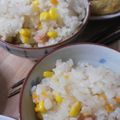 *suzuko*'s cooksnap of when they made 【旬】しゃっきりコーンの炊き込みご飯.