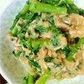 ★かおっち★'s cooksnap of when they made 春菊とツナのおろし和え.