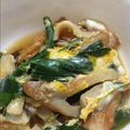 akieeeeeee's cooksnap of when they made ♪ちくわとニラのたまごとじ♪.
