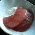 バカリャウ's cooksnap of when they made 梨のコンポート☆赤ワイン煮.