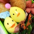 sawayayo25's cooksnap of when they made キャラ弁に☆うずら卵で簡単ひよこちゃん.