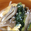 ポコ31's cooksnap of when they made 小松菜と豚肉の卵とじ.