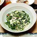 齋藤さんちの母ちゃん's cooksnap of when they made 水菜と蟹カマのマヨポン酢サラダ.