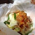 ゆ〜ゆ〜's cooksnap of when they made きゃべつと豚キムチの重ねチゲ風包み蒸し.