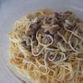 ｺｱﾗ's cooksnap of when they made 秋鮭ときのこのカレークリームパスタ.