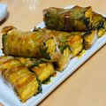 ちょんてん's cooksnap of when they made 居酒屋風♪♪厚揚げのテリテリ大葉肉巻き.
