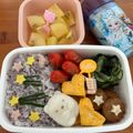 UAママ's cooksnap of when they made お弁当に❤くっついてるハートの卵焼き❤.