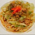 yokoyoko76's cooksnap of when they made 津山ホルモンうどん♪　津山のご当地グルメ.